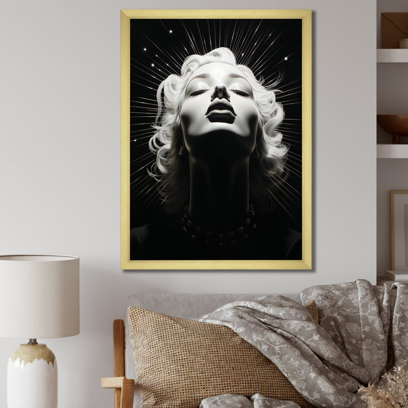 Spiritual Insight VI sur impression sur toile, Cadre doré à une seule photo, H 40 po x l 30 po x P 1,5 po