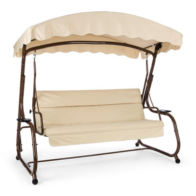 4 Person Porch Swing with Canopy