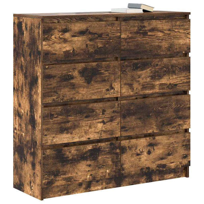 Sideboard 100X35x99 Cm Engineered Wood, Smoked Oak
