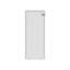 Armoire de table pliable en fer de 42 po de fer, bureau pliable, table de salle à manger pliable, armoire de repassage avec table rabattable et tablettes blanches