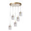 Luminaire suspendu à 5 lumières à intensité variable