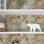 Garden Bird Flower Peel and Stick Wallpaper for Bedroom Accent Wall 45 cm x 300 cm