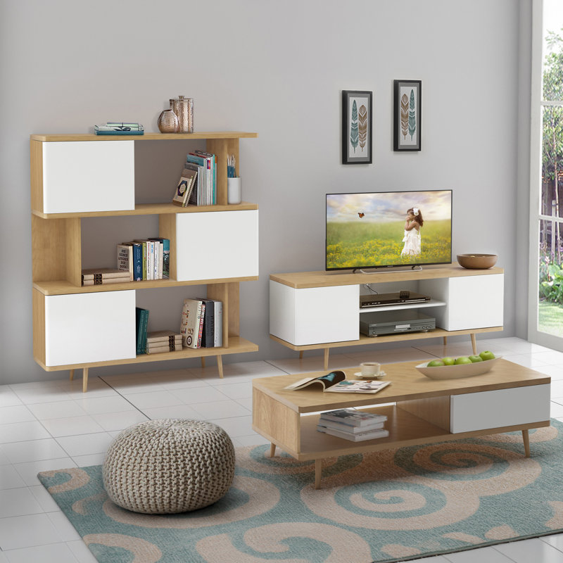 Calgary 129.9cm H x 120cm W Standard Bookcase