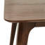 Ensemble de table de salle à manger 5 pièces avec une structure en bois massif et 4 chaises rembourrées pour la salle à manger
