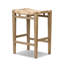 Norma Stool with Solid Wood Frame