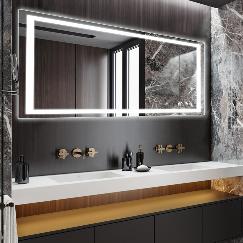 Gulesta Rectangle Wall Mirror, 84" x 32"