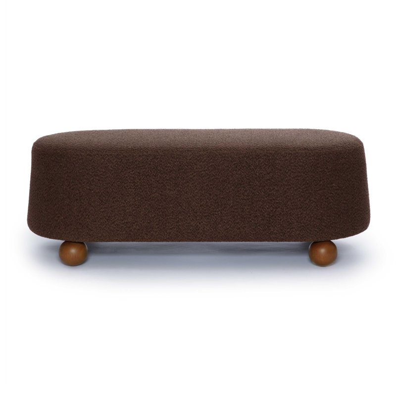 Grand repose-pieds Rumfelt, Brun, Bois naturel