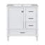 Ensemble de meuble-lavabo moderne avec lavabo 30 po, meuble-lavabo moderne avec porte à fermeture douce et 3 tiroirs, structure en bois massif-879018633