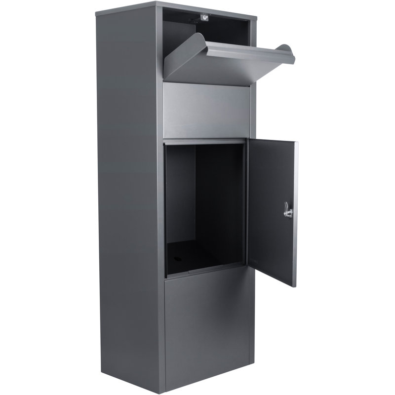Large Single Compartment Locking Parcel Drop Box
