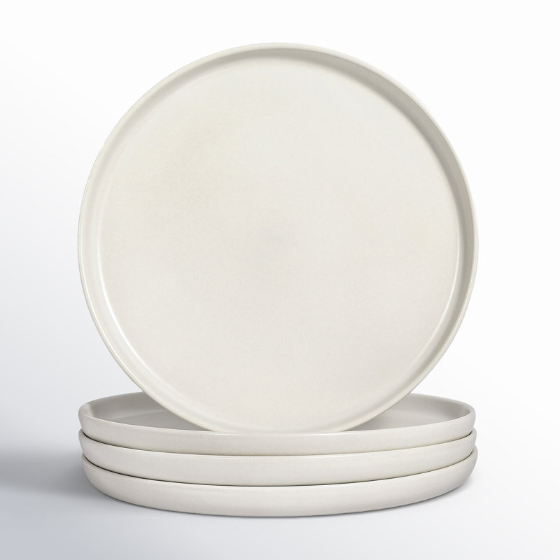 Assiette plate 11 po Harden Uno, Gris clair