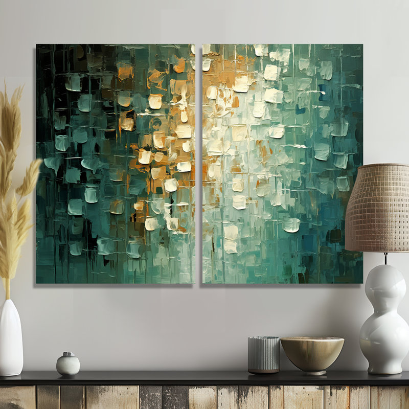 «Lipford», peinture murale abstraite, Wrapped Canvas, Does Not Apply, 36" H x 48" W