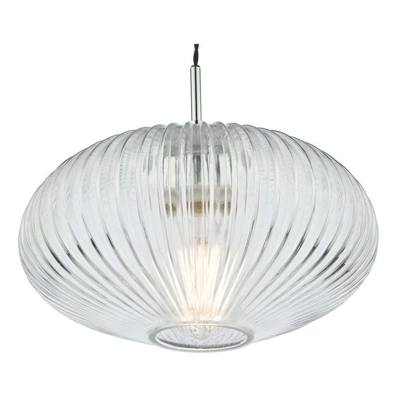 Chantoria 1 - Light Pendant, Polished Chrome, Clear