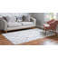 Tapis géométrique ivoire / gris Nuangola-517226182