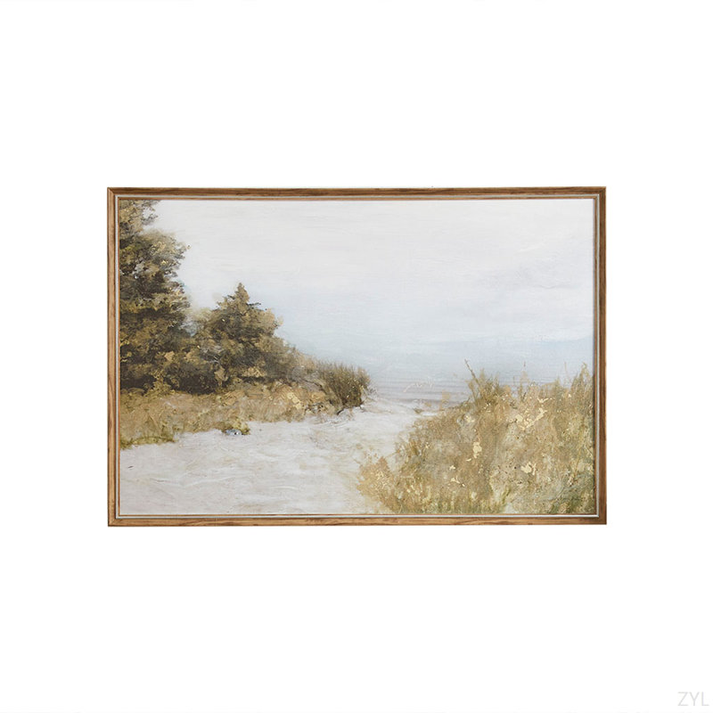 Art abstrait sur toile, paysage abstrait