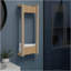 Porte-serviettes mural avec tablette et barre de suspension Arlington