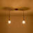 Quwan 2 - Light Gold Kitchen Island Pendant