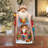 Christmas Figurine in Red/Brown/Blue/Green