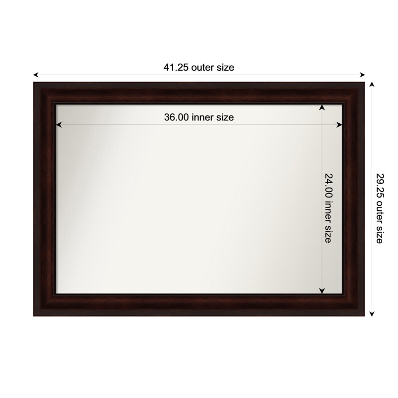 Miroir mural Nathian, 29,25 po x 41,25 po