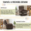Fauteuil inclinable, fauteuils inclinables à bascule pour adultes, petits fauteuils inclinables pour petits espaces, fauteuil inclinable manuel avec poches latérales pour le salon, la chambre à coucher-1402780432