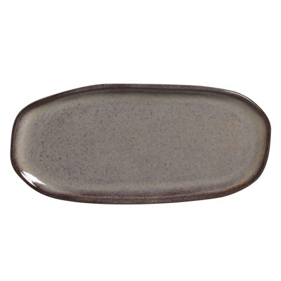 Ensemble de 4 assiettes en grès Pistache