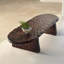 Table basse en bois massif Wabi-sabi