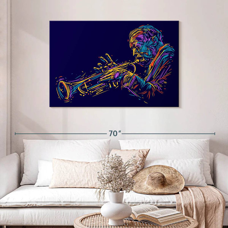 Abarca Trumpet Performance, 30" H x 45" W