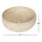 Eden Bath 17'' Beige Stone Circular Bathroom Sink