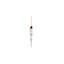 Snowman Icicle Ornament  Set of 12  1.5" x 1.5" x 7''  White/Black