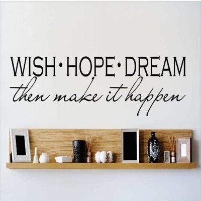 Text & Numbers Wall Decal