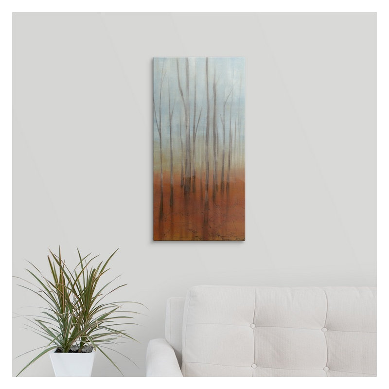 « bouleau forest i », reproduction d’art jennifer, H 36 po x l 18 po x P 1,5 po, Toile
