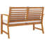 Ashlar Solid Wood Outdoor Bench