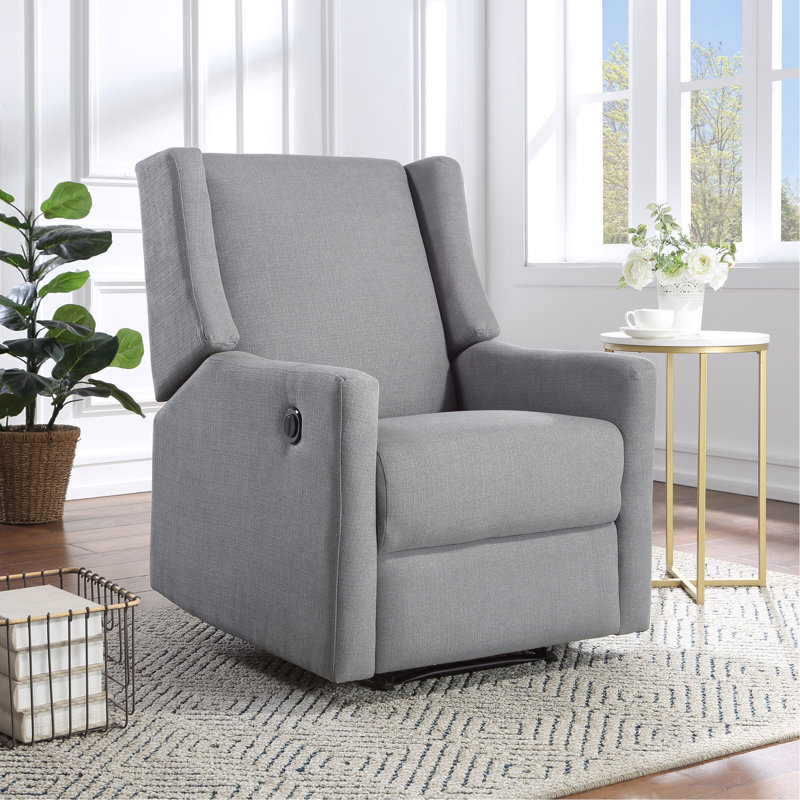 Power Recliner Oyster Gray Fabric
