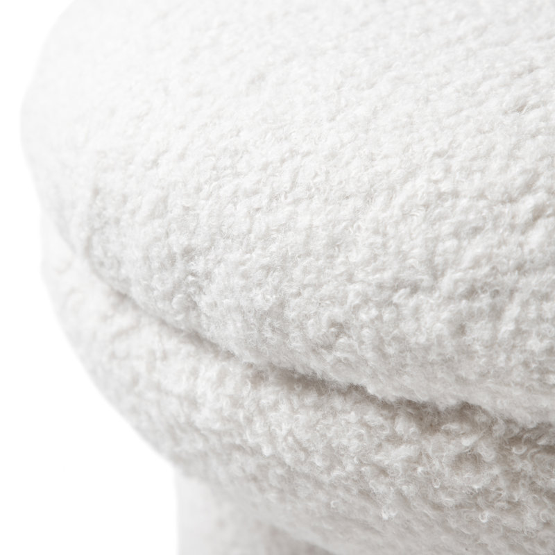 Baumann Mushroom Upholstered Ottoman, Beige
