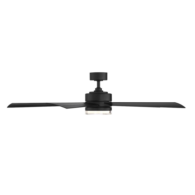 Wynd 5 - Blade Outdoor /Indoor Smart Ceiling Fan with Remote Control and LED Light Kit Included, Works With Alexa and iOS or Android App