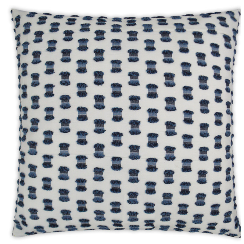 Fifi Square Indoor/Outdoor Pillow Cover & Insert, Indigo