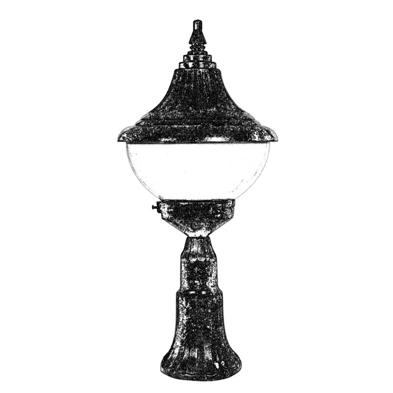 Lampe murale d'extérieur, conception traditionnelle, corps en ABS brun, 23,6 po x 10,6 po | Capuchon en polycarbonate, douille E27 de 40 W maximum, étanche IP65 | Parfait pour les maisons de style nostalgique et industriel, résistant aux intempéries et durable