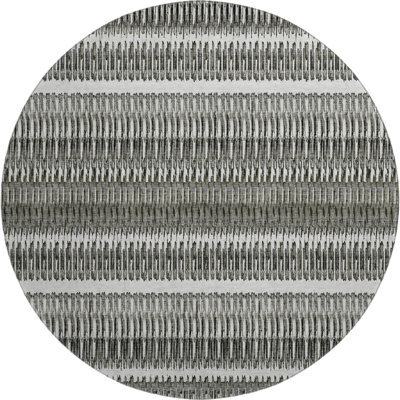 Premium Machine Washable Cerrito AMF589 Gray Runner Rug