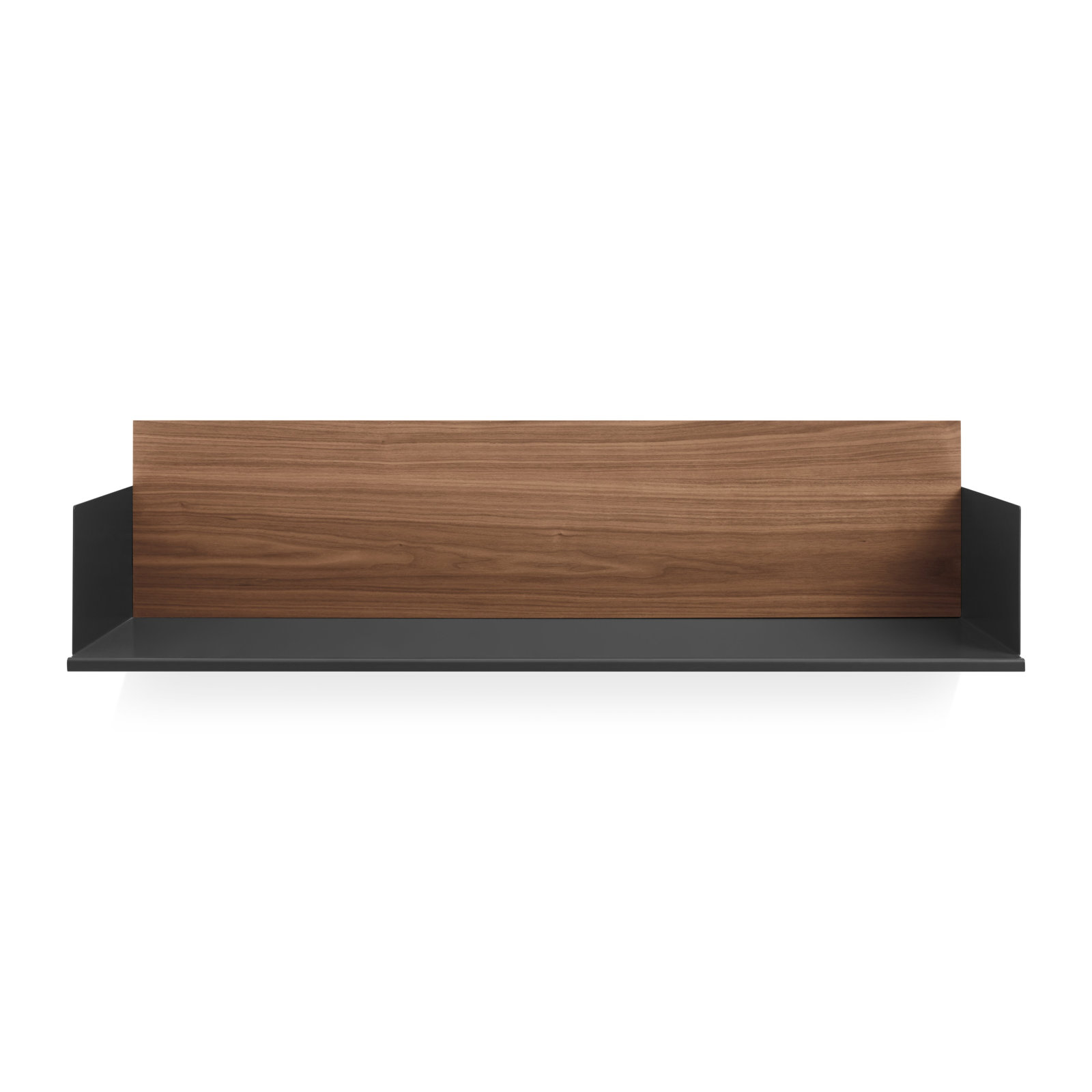 Blu Dot Wonder 38" Accent Shelf, Walnut/Oblivion