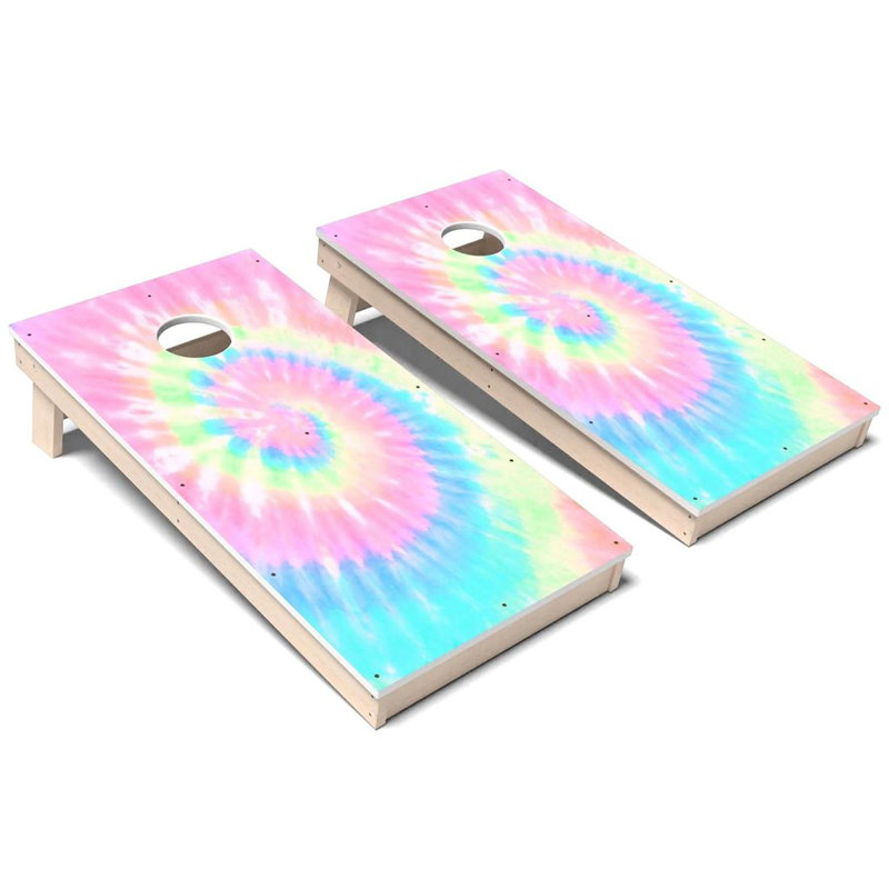 Ensemble de planches de cornhole Tie Dye, Ajouter un étui de transport