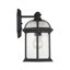 Applique murale extérieure Brynne Glass texturé noir-22243278-119695825