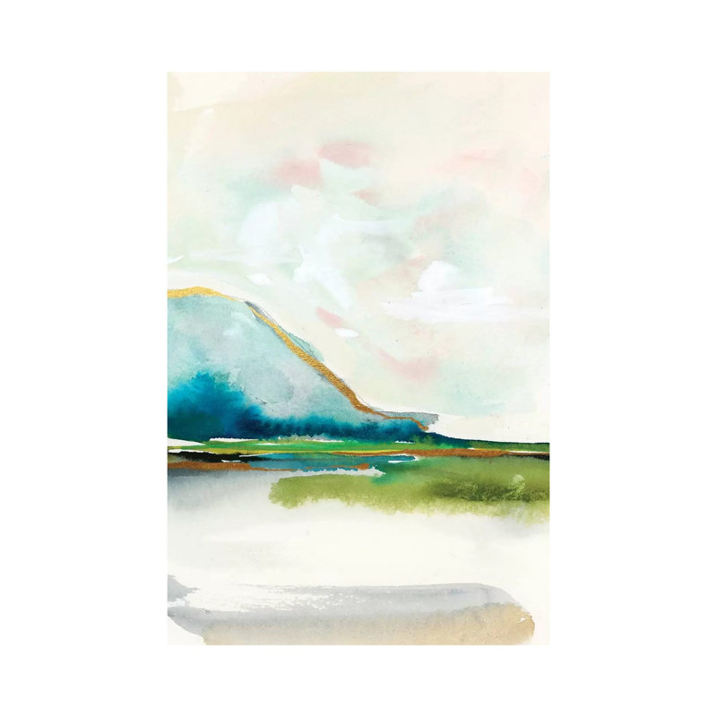 Abstract L by Joy Ting - Wrapped Canvas Gallery-Wrapped Canvas Giclée, 66.04 cm H x 45.72 cm W
