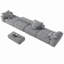 Canapé modulaire modulaire, canapé moelleux moelleux en tissu de chenille avec 6 coussins, canapé capitonné à combinaison de 6 pièces bricolage, aucun assemblage requis-1390505141
