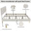 Upholstered Bed With Tufted Headboard-291249918-291249916