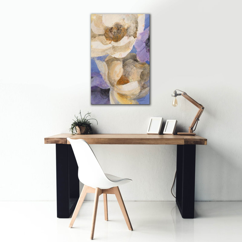 Toile épique Graffiti «Bright Floral 1» par Albena Hristova, 26 po x 40 po, H 40 po x l 26 po x P 1,5 po