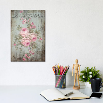 La Vie En Rose by Debi Coules - Wrapped Canvas Painting