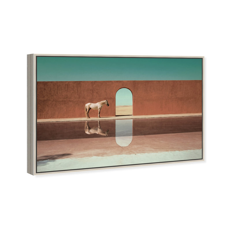 Western Reflections Print by Oliver Gal, 16"H x 11"W, Silver Floater Frame