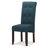 Cosmopolitan / Eastwood 7-Piece Contemporary Dining Set with Solid Hardwood Table and 6 Upholstered Chairs-730618787