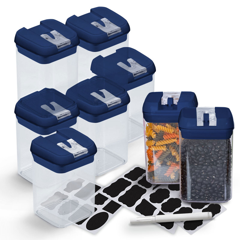 Cheer Collection Food Storage Container, Navy