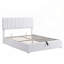 Lit plateforme tapissier avec rangement hydraulique, conception élégante et fabrication robuste pour les chambres modernes-937698518-937698512