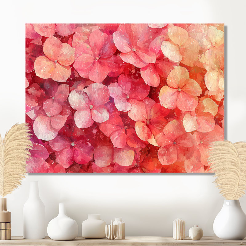 Jadaliz - Floral Wall Art, H 12 po x l 20 po, Toile tendue, Ne s’applique pas